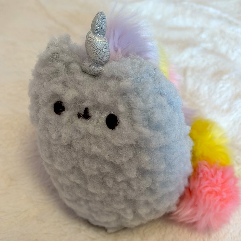 RARE Pusheen Gund Stormy Unicorn Cat Stuffy Stuffed Animal Approx 6” Stormicorn